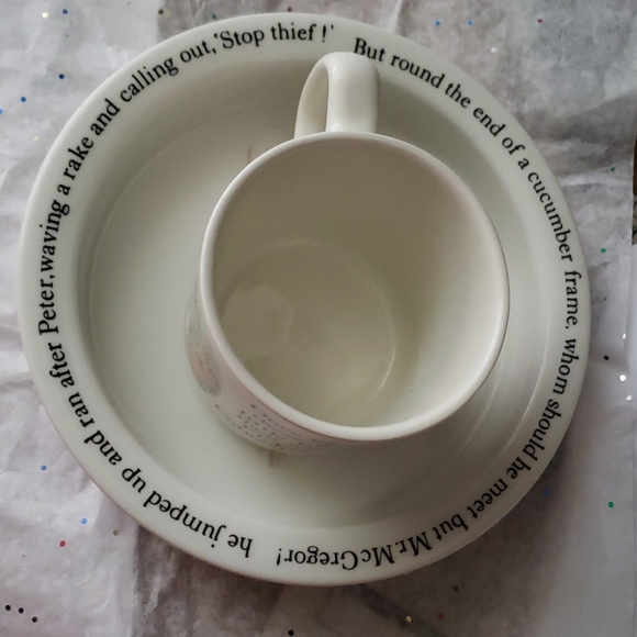 (2) Wedgwood Peter Rabbit Cup and Porridge Bowl - Picture 14 of 16